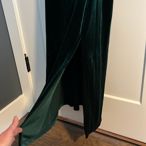 Rachel Zoe Dark Green Velvet Sexy Dress NWT - Picture 11 of 14